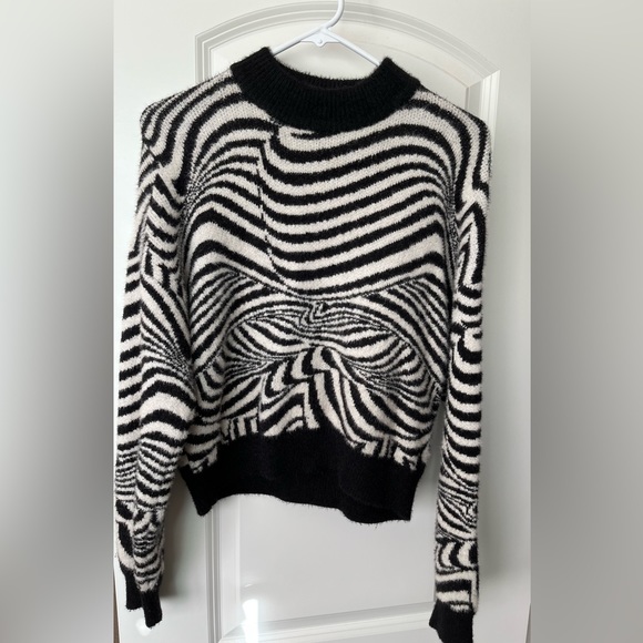 Cotton:On Black and White Women's Sweater in Optic - Picture 5 of 7